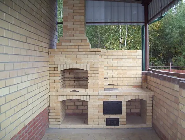 Parrilla chimenea